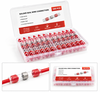 Connecteurs de fils à sertir thermorétractables étanches, kit assorti de bornes de raccordement pour câblage électrique automobile et marin