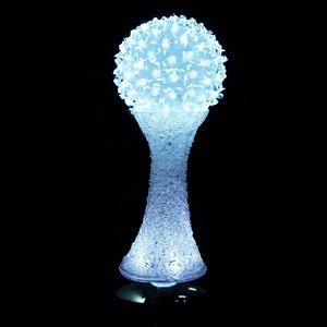 <span class=keywords><strong>2023</strong></span> nuovo arrivo party decor LED palla di fiori di plastica artificiale led fiore in fibra ottica per il matrimonio - Product Image 5