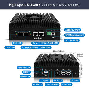 Mini PC CWWK N150 con 2 x 82599ES 10G SFP+, Micro Appliance Firewall, 2 x i226V 2.5GbE Lan, Router OPNsense, Computer per Home Lab - Product Image 3