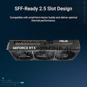 Tarjeta Gráfica SFF-Ready Prime GeForce RTX 5070 (PCIe 5.0, 12GB GDDR7, HDMI/DP 2.1, Ranura 2.5, Ventiladores Axial-tech, BIOS Dual), 3 Años de Garantía - Product Image 2
