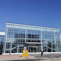 Panneaux de mur-rideau en verre en alliage d'aluminium personnalisés LML, design moderne pour immeubles de bureaux, isolation thermique, étanches, insonorisés