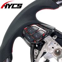 JDM Racing Intérieur Cuir Perforé Personnalisé Rouge Forgé Volant en Fibre de Carbone pour Mitsubishi Lancer Evolution EVO X