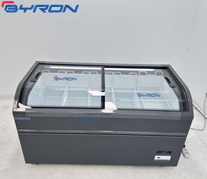 Congelador Comercial Horizontal con Ruedas para Fácil Movimiento y Limpieza, Ideal para Mercados de Agricultores y Venta al por Mayor de Alimentos - Product Image 5