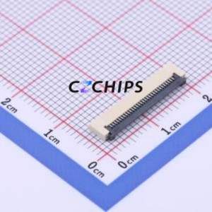 FPC-0.5FX-30PWBH15 FFC/FPC Connector SMD,P=0.5mm Connector Flip Cover Type Bottom Contact 30P 0.5mm - Product Image 1