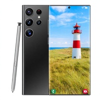 Teléfono Inteligente S23 Ultra 5G CDMA LTE en Oferta, 16GB+1TB, 48MP+108MP, Desbloqueo Facial, OLED FHD, Octa Core, Android 13, Carga Rápida de 65W