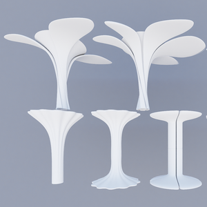 <span class=keywords><strong>Pilar</strong></span> de Arte Escultural GRG para Teatro y Auditorio, Diseño Geométrico Hueco, Característica Acústica - Product Image 4