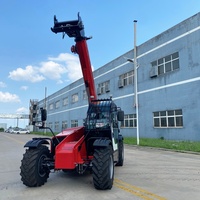 Sollevatore Telescopico 4WD Approvato EPA, Capacità di Carico 3 Tonnellate, Altezza di Sollevamento 7300mm, Macchinario Industriale per Costruzioni