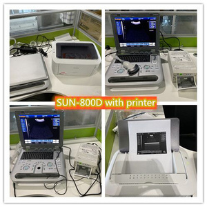 SUN-800D 휴대용 전체 디지털 에코 기계 3D BW 초음파 스캐너 임신 테스트 장비 수의를위한 초음파 - Product Image 2