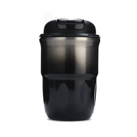 ISapromo Regalos Logotipo personalizado Aislado Taza de agua de doble capa Nuevo diseño clásico Funda de cuero portátil para automóvil Regalo de negocios