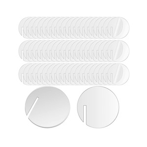 <strong>Drink</strong> Markers Blank Acrylic <strong>Tags</strong> Mirror Acrylic Disc <strong>Drink</strong> <strong>Tag</strong> for Wedding Birthday Party Bar Wine Tasting Party Decoration - Product Image 1