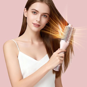 <span class=keywords><strong>Cepillo</strong></span> de Aire Caliente con Iones Negativos, Motor de Alta Velocidad de 110000 RPM, 3 Velocidades y 4 Ajustes de Temperatura, <span class=keywords><strong>Cepillo</strong></span> Redondo Anti-Escaldaduras para Secado - Product Image 3