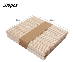 Espátula de madera desechable multiusos para cera, aplicador de maquillaje para cejas y rostro, depresor de lengua, herramienta de depilación al por mayor - Product Image 5
