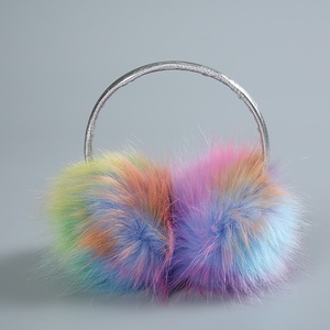 Couvre-oreilles en peluche moelleux pour l'hiver, pour femmes et hommes, <span class=keywords><strong>cache</strong></span>-oreilles doux et mignons, protège-oreilles pour temps froid, accessoires d'hiver pour l'extérieur - Product Image 4