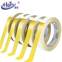 Ruban adhésif thermocollant jaune double face 160μm haute adhérence pour fixation de broderie informatique