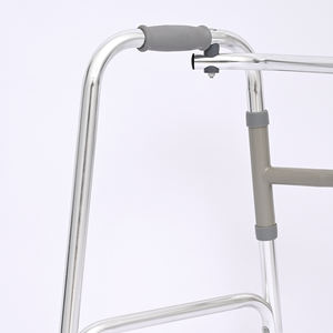 Aides à la <span class=keywords><strong>marche</strong></span> mobiles pliables légères de rééducation avancée en gris pour personnes handicapées et personnes âgées - Product Image 3