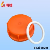 Tapa Circular Apilable Antirrobo para Contenedor de Cerveza Xiangxiong, HDPE de Grado Alimenticio, 25L, 30kg, 60mm