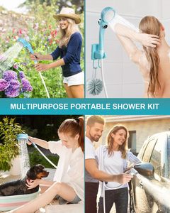 Ducha eléctrica portátil para acampar de 4800mAh, viaje familiar, la mejor opción, ducha de mano, juego de ducha inteligente para exteriores para vocación de verano - Product Image 6