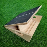 Planche inclinée en bois antidérapante réglable pour la maison pour le sport et le divertissement