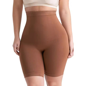 OEM/ODM High Waisted Body Shaper Shorts Shapewear for Women Thigh Slimming Technology <b>Seamless</b> Tummy Control <b>Panties</b> - Product Image 1
