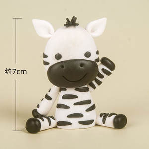 ของตกแต่งเค้กรูปสัตว์ป่าสำหรับตกแต่งเค้กวันเกิดรูปยีราฟสิงโต - Product Image 4