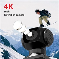 Casque de sports de plein air sans fil ultra hd wifi caméra d'action sous-marine grand angle 360 4K 5k