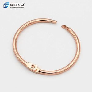 Yiwang แหวนหัวเข็มขัดใบหลวมสีโรสโกลด์1.5นิ้วสำหรับโน้ตบุ๊ค - Product Image 2