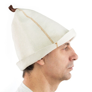 Nuevo y en Tendencia: Gorro de Sauna de Fieltro de Lana de Alta Calidad con Logotipo Personalizado Bordado, Servicio 24/7, Tallas S/M/<span class=keywords><strong>L</strong></span> - Product Image 2