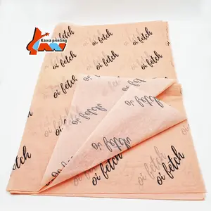 Custom Printed Logo Tissue Paper Clothes Shoes Wrapping Packing Tissue Paper