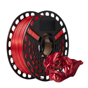 Filament d'impression 3D PLA Rouge Soie Haute Précision 1,75 mm 1 kg Tolérance ±0,02 mm Anti-blocage pour Imprimantes FDM - Product Image 4