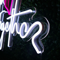 Enseigne néon LED en forme de cœur pour la décoration commerciale et la publicité – Lettres lumineuses néon pour affichage publicitaire
