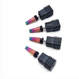 ดอกสว่านเจียรเล็บทังสเตนคาร์ไบด์แบบตรง 7.0 มม. 5 in 1 ขนาด 3/32 นิ้ว รุ่น Rainbow XC Grit สำหรับทำเล็บมือแบบไฟฟ้า - Product Image 3
