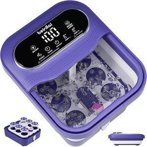 Massageador de Pés Elétrico Inteligente com Tela <span class=keywords><strong>Digital</strong></span> Sensível ao Toque de Alta Qualidade, Aquecimento Infravermelho e Bolhas, com 1 Ano de Garantia - Product Image 2