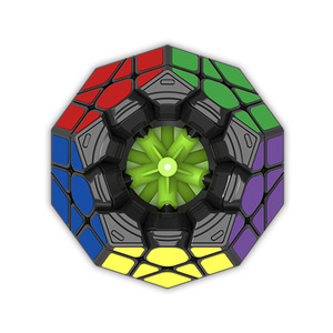 Qiyi Dodecahedron 5x5 Magic Cube édition professionnelle avec autocollants couleur noire-S2 pour adolescents de 8 à 13 ans unisexe - Product Image 2