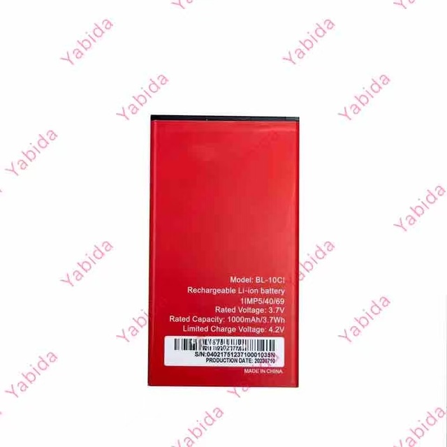 SINLOCE Mobile Phone Battery BL-10CI Li-ion High Capacity 1200mAh 3.7V Rechargeable for Itel New in Stock