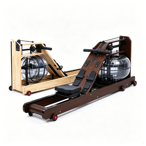 <span class=keywords><strong>Rameur</strong></span> à eau de luxe pliable en bois massif avec logo personnalisé, double piste, résistant à l'eau, pour le fitness - Product Image 5