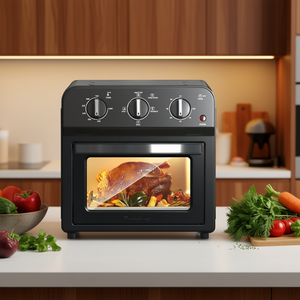 Horno Tostador de Encimera Plum Chef de 13 Qt, Multifuncional, para Hornear, Cocinar en Familia, Eléctrico, de Acero Inoxidable - Product Image 2