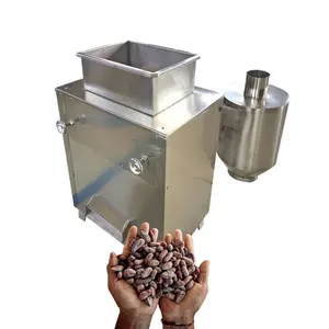 Electric Roasted Cocoa Bean Dehuller Machine Cocoa Bean Sheller Price