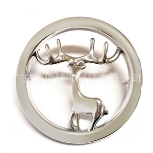 Plastic Decorative Buckle Antler Shape 129mm Diameter Gold Silver Modern Furniture <b>Hardware</b> High Quality - Product Image 5
