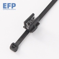Attaches de câblage mobiles pour goujons de soudure, attaches de câblage pour équipement électrique, gestion des câbles de voiture avec boucle à clip métallique 5MMx200MM