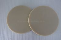 Plaque de poinçonnage PA en Nylon polyamide diamètre 295mm épaisseur 20mm utilisation pour machine à fabriquer des sacs