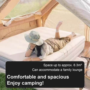 Hochwertiges Aufblasbares 5-Personen-Zelt für Outdoor-Camping, 6,3㎡, mit Dachfenster, 420D Oxford-Gewebe, Wasserdicht, Mesh, Ein Schlafzimmer, Perfekt für Glamping - Product Image 6