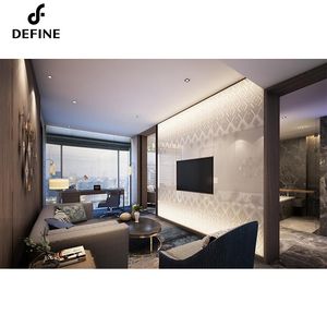 Projet de luxe 4-<span class=keywords><strong>5</strong></span> Étoiles Design Moderne Et Personnaliser Contemporain Hôtel Chambre Ensembles De Meubles - Product Image 3