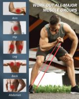 Bandas de Resistencia OEM ODM para Hacer Ejercicio, Bandas Elásticas de 5 Niveles, Juego de Bandas de Asistencia para Dominadas, Bandas de Estiramiento para Hombres y Mujeres