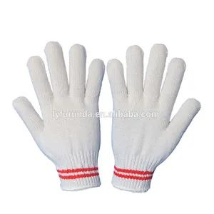 Sıcak satış klasik toptan aşınma geçirmez rahat pamuk eldivenler emek koruma için 7G/10G pamuk eldivenler