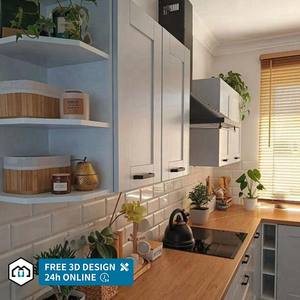 George group <span class=keywords><strong>Foshan</strong></span> yüksek kalite komple mutfak setleri MDF dolapları akrilik yüzey kapı panelleri içerir lavabo musluğu menteşe çekmece sepeti - Product Image 5