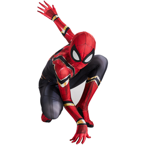 Costume de cosplay Spider-Man Miles XJ pour Halloween, vêtements en spandex pour garçons, combinaison avec couvre-chef - Product Image 5
