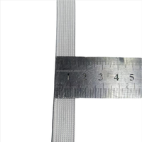 Bande élastique en caoutchouc blanc de 2,5 cm de large, sangle épaisse en polyester pour la couture et les loisirs créatifs, utilisation pour vêtements