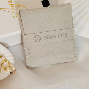 Luxurious Soft Velvet Microfiber Jewelry <b>Pouch</b> Bag Custom Brand for Women's Earrings Elegant Jewelry Container - Product Image 4