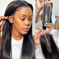 Vente en gros de cheveux humains à fermeture frontale en dentelle 5x5 fermeture 13x4 Swiss Lace Frontal 6x6 HD Extensions de cheveux humains à fermeture en dentelle