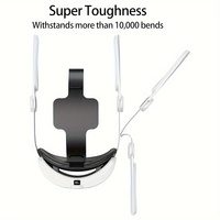 Sangle de tête pour Quest 3/3S avec batterie 6000mAh Multi-Angle réglage libre Sangle Elite Accessoire de remplacement confortable VR